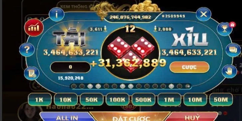 Hướng dẫn chiến lược chơi Tài xỉu online